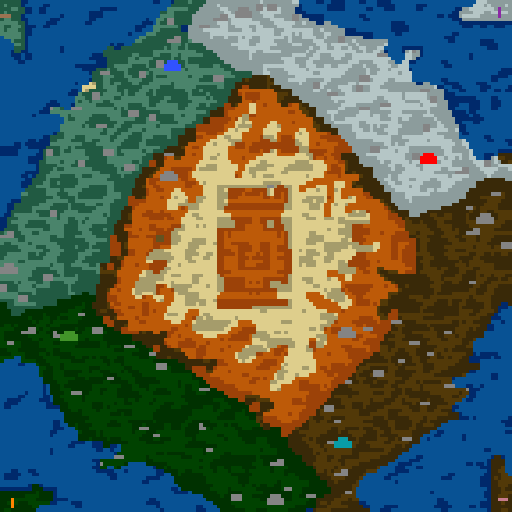 The world under the mountain
