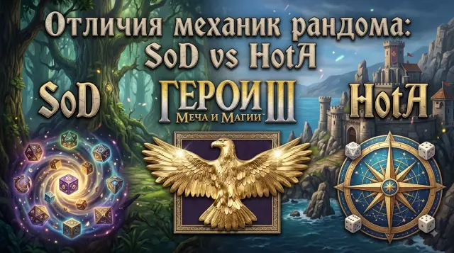 Отличия механик рандома: SoD vs HotA