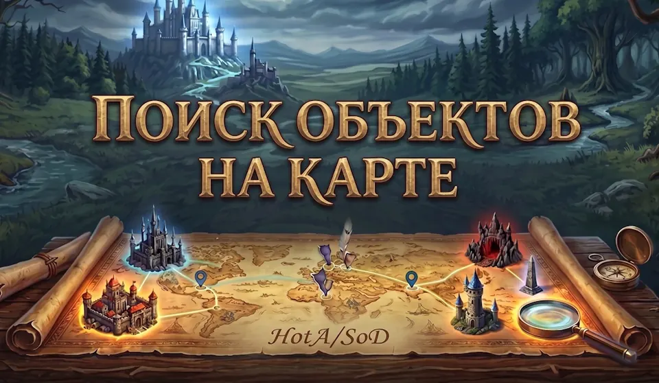 Поиск объектов на карте